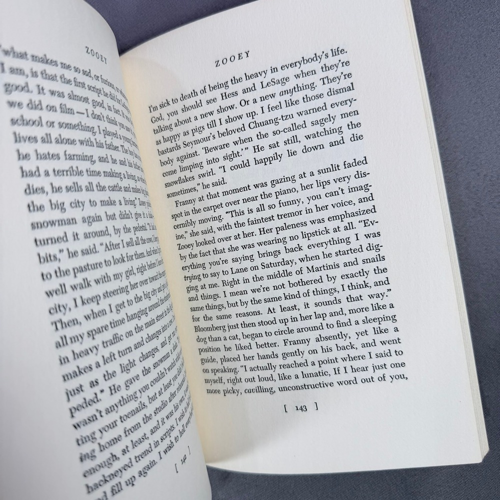 Franny and Zooey by J.D. Salinger 1961 Second Printing Hardcover Signed Fiction - Picture 9 of 12